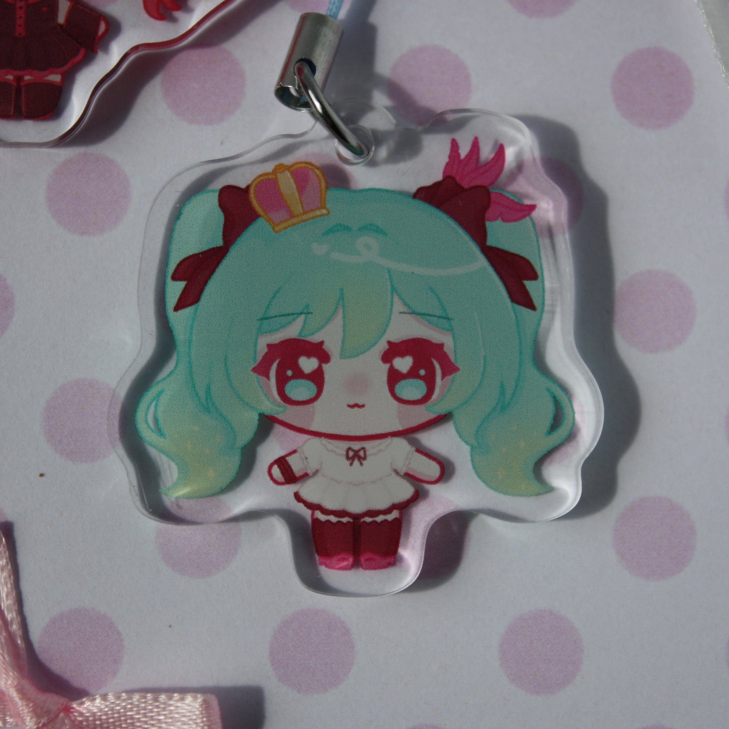 Hatsune Miku and Teto , Vocaloid UTAUloid - Acrylic Phonecharms