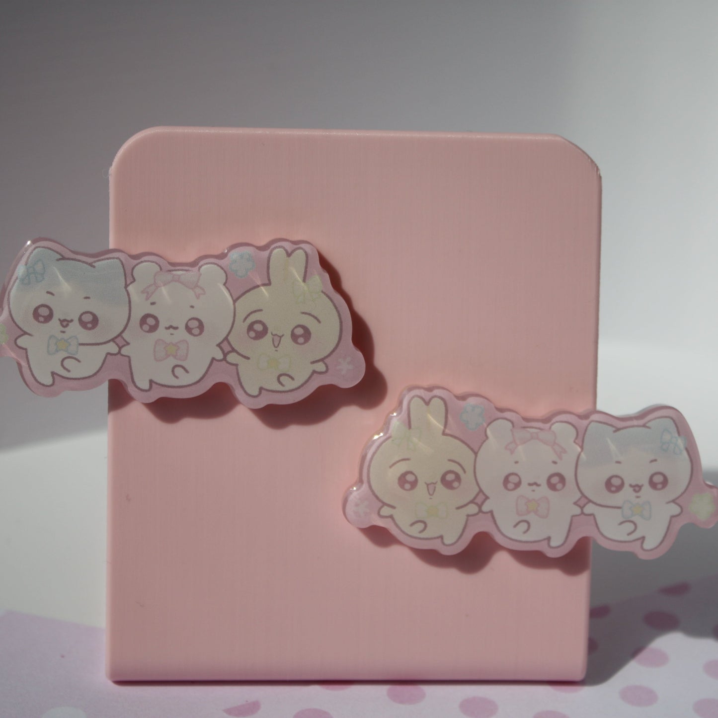Chiikawa and friends - Acrylic Hair Clip Set