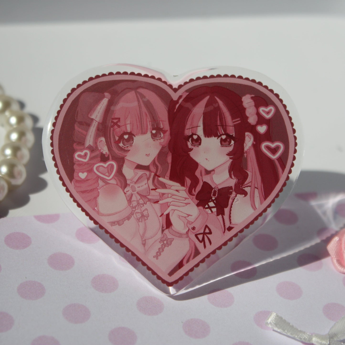 Jirai Kei x Ryousangata , J-Fashion OCs - BIG Acrylic Pins
