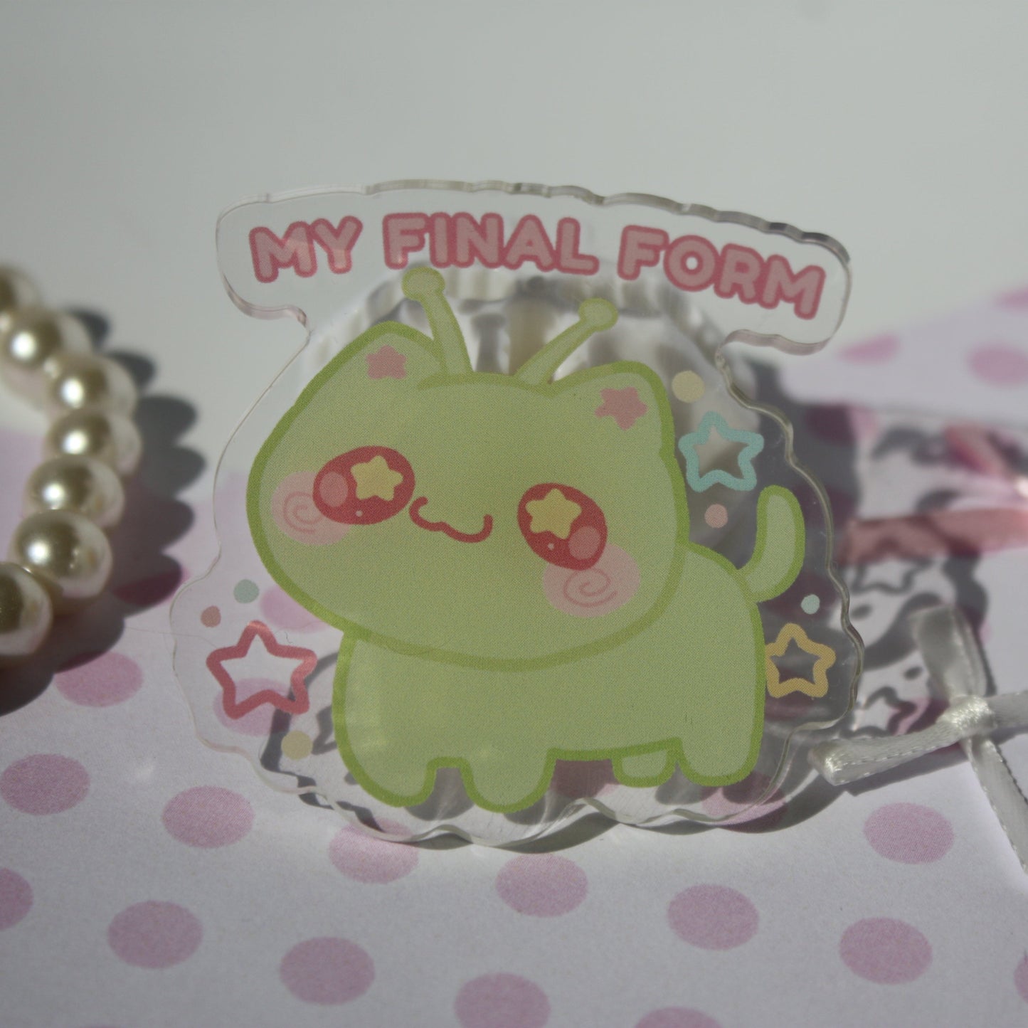 silly cats , kawaii - Acrylic Pins