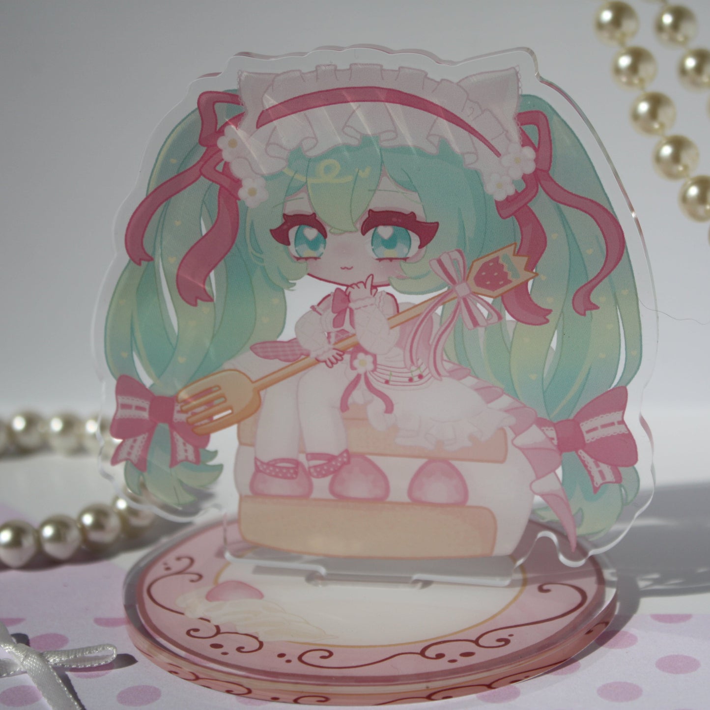 Strawberry Miku , Vocaloid - Acrylic Standee