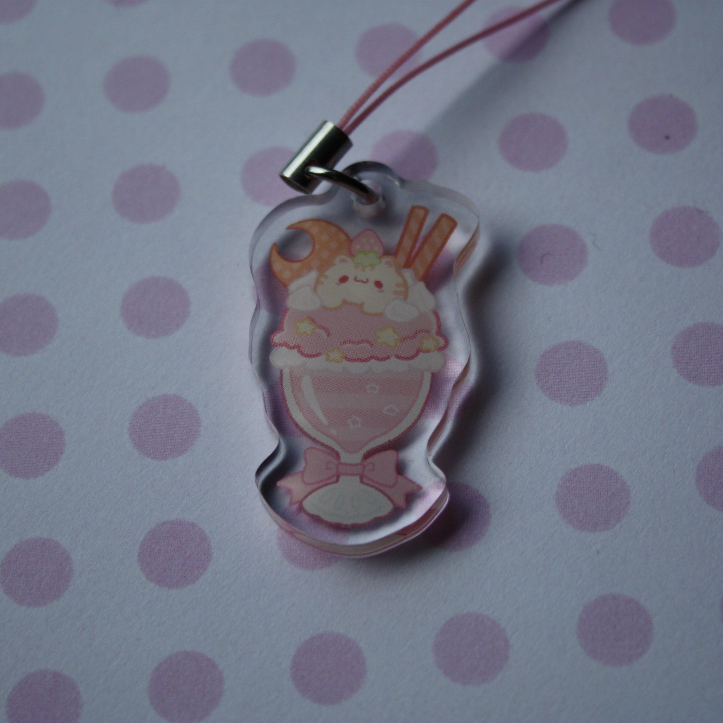 Cat Sweets , Kawaii - Acrylic Phonecharms