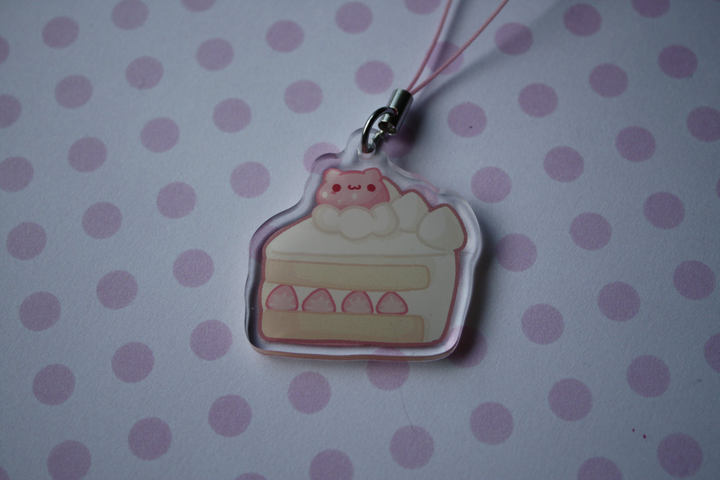 Cat Sweets , Kawaii - Acrylic Phonecharms