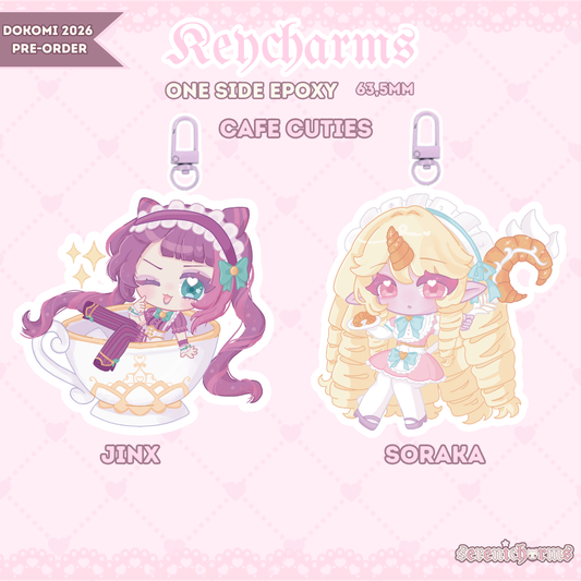 Keycharms, Cafe Cuties - Dokomi 2026 Pre-Order