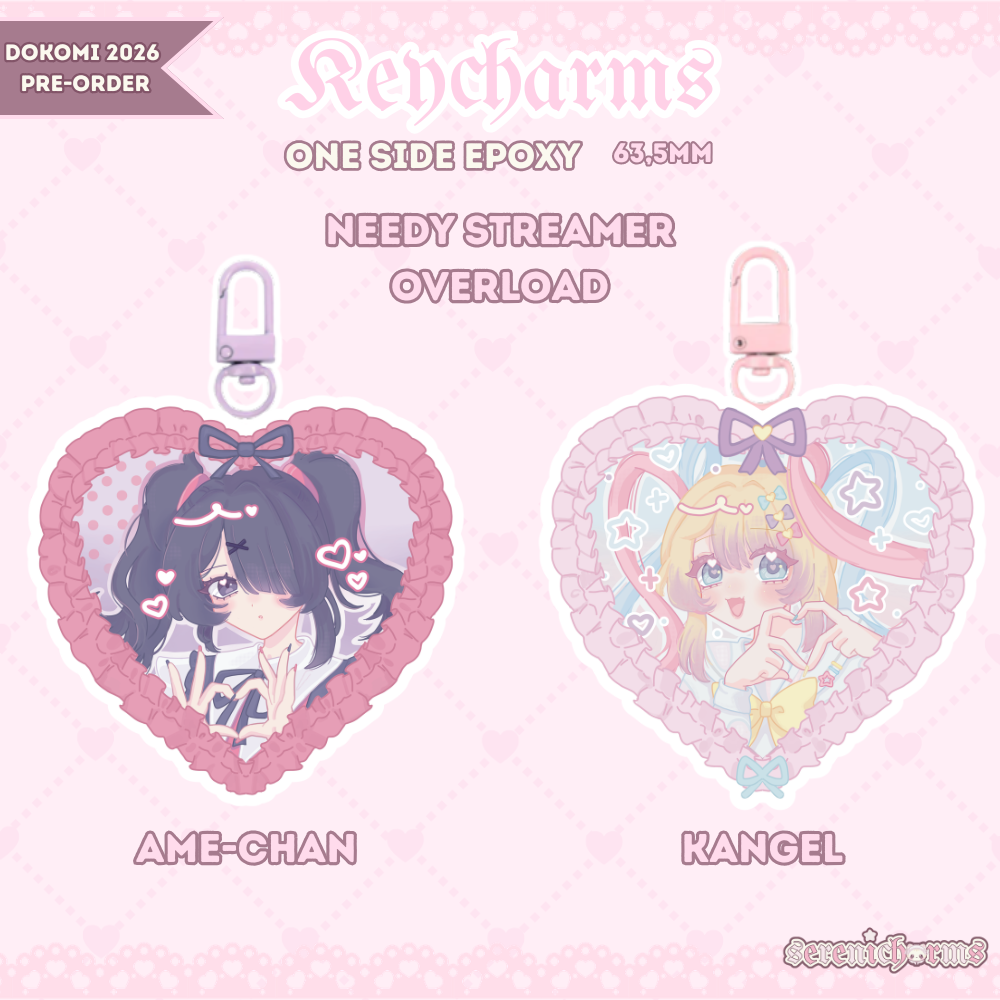 Keycharms, Needy Streamer Overload Hearts - Dokomi 2026 Pre-Order