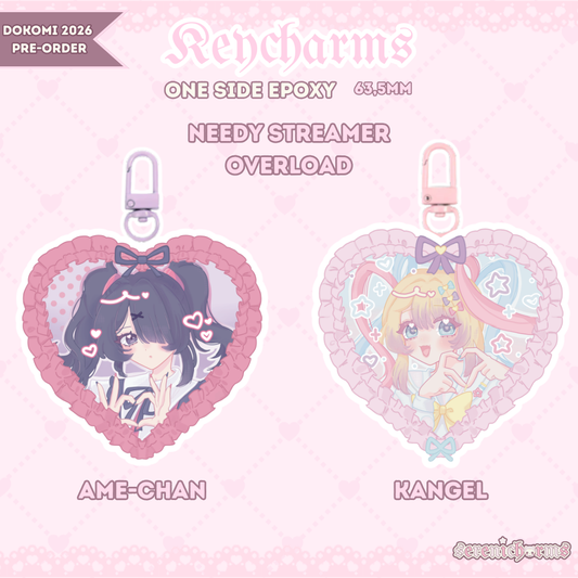 Keycharms, Needy Streamer Overload Hearts - Dokomi 2026 Pre-Order
