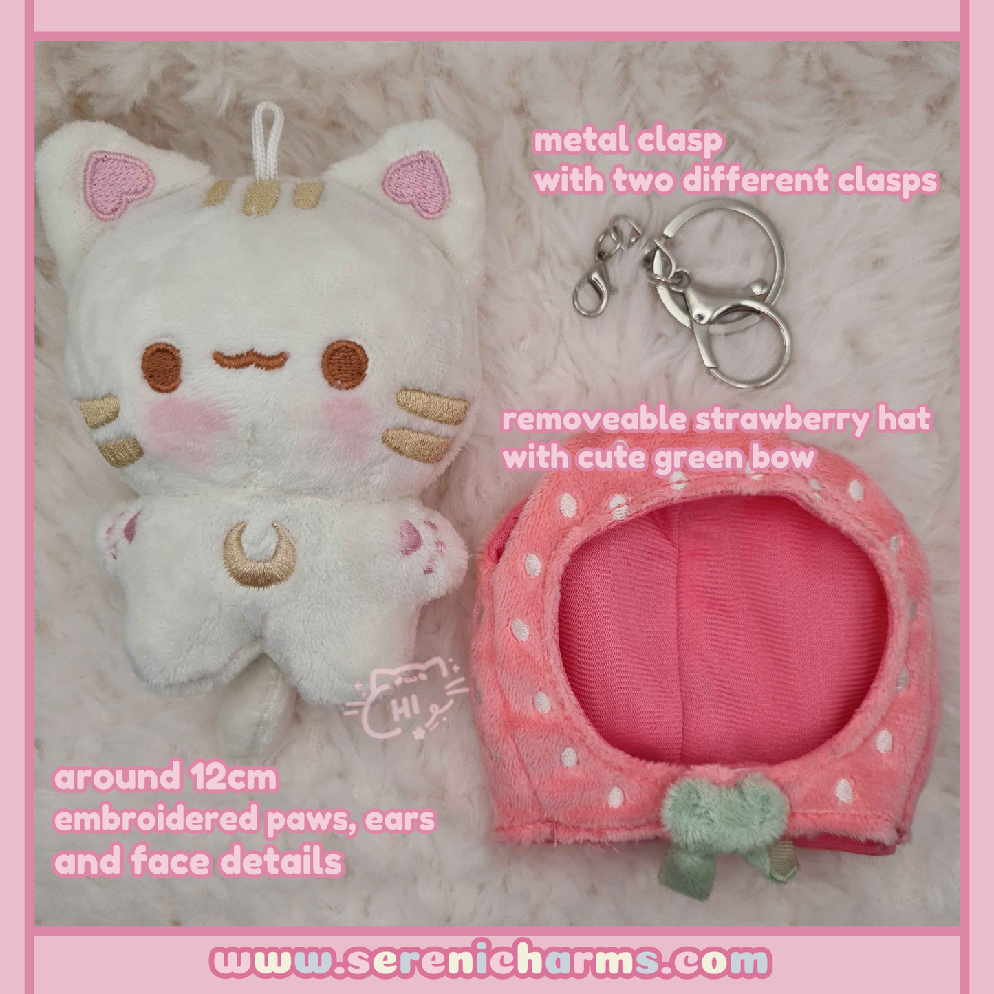  Kiki - The Strawmew ✦ Plush Keycharm 