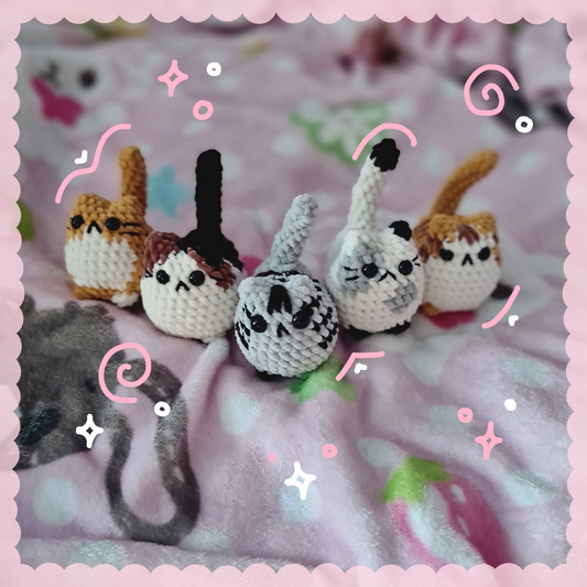 MADE TO ORDER | cute Kittys , Katzen - Crocheted Cuties