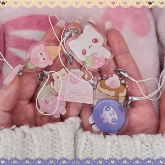 Kawaii Cutie Dessert phone charms - Phone Charms