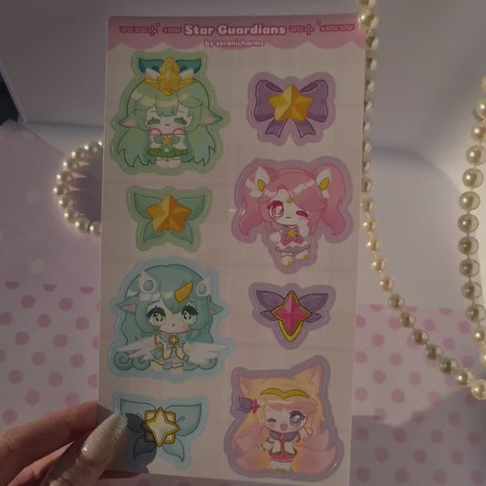 Star Guardians , League of Legends - Stickersheet