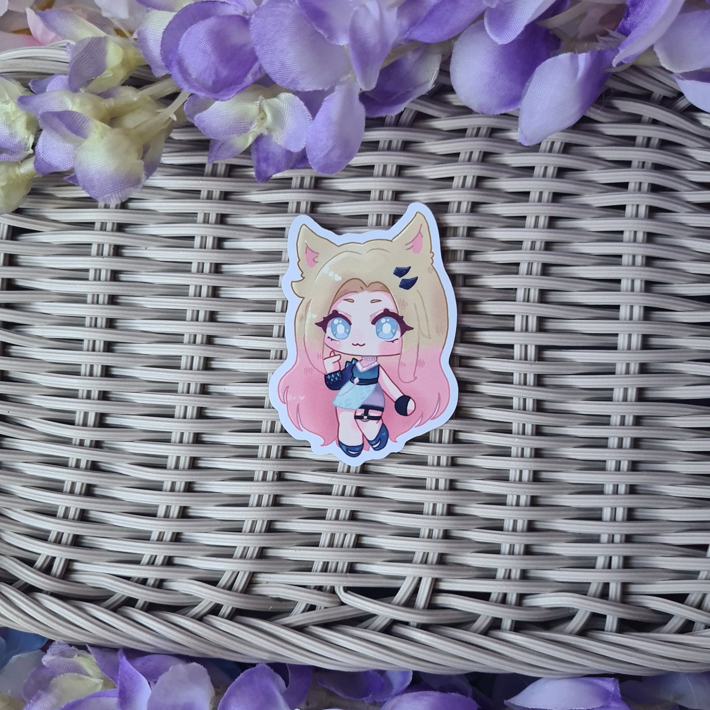 KD/A All Out - Vinyl Stickers , League of Legends