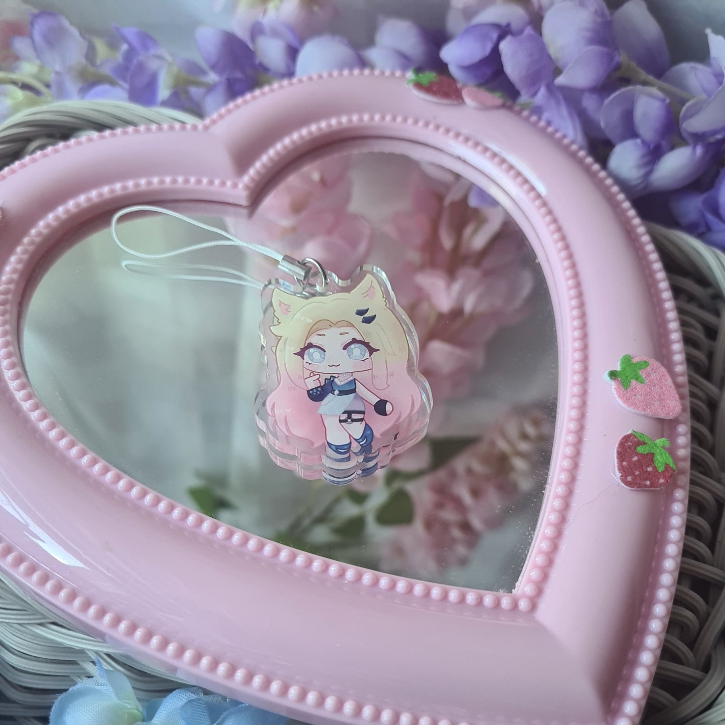 KD/A All Out - Acrylic Phonecharms , League of Legends