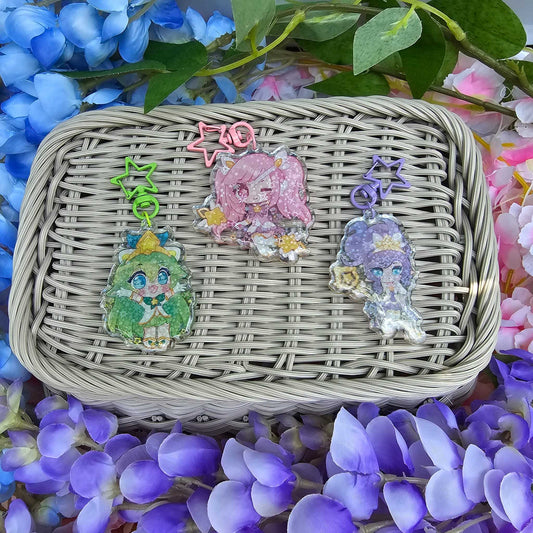 Magical Girl Trio / StarGuardians / Lux Lulu Janna - Acrylic Keycharms