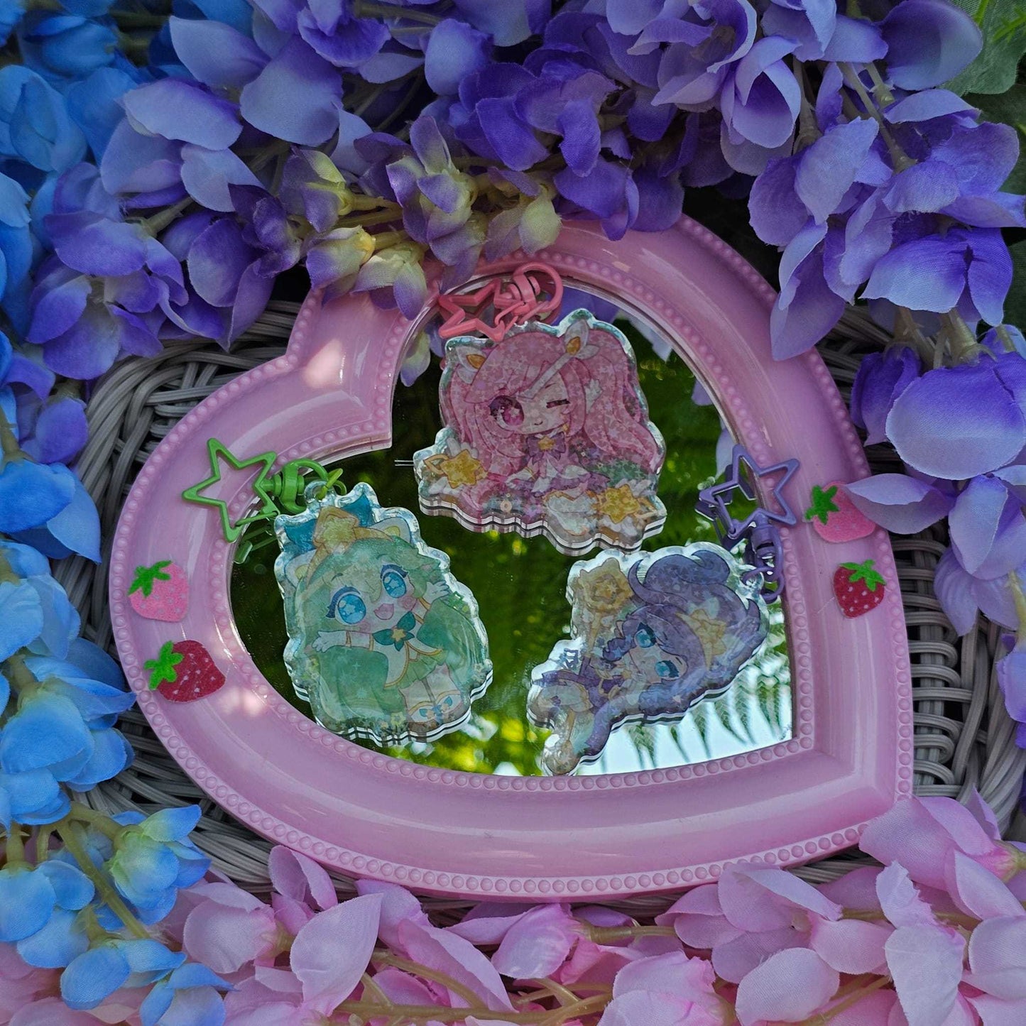 Magical Girl Trio / StarGuardians / Lux Lulu Janna - Acrylic Keycharms