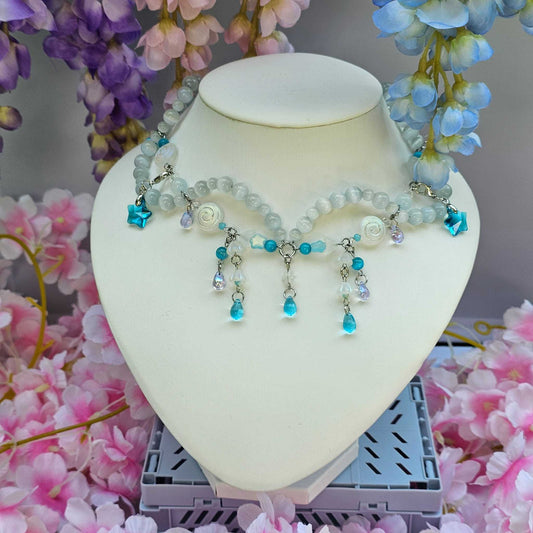 Snowy Sky - Choker Necklace