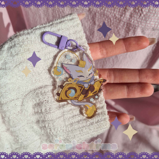 Yuumi The Magical Cat , League of Legends - Epoxy Keycharm